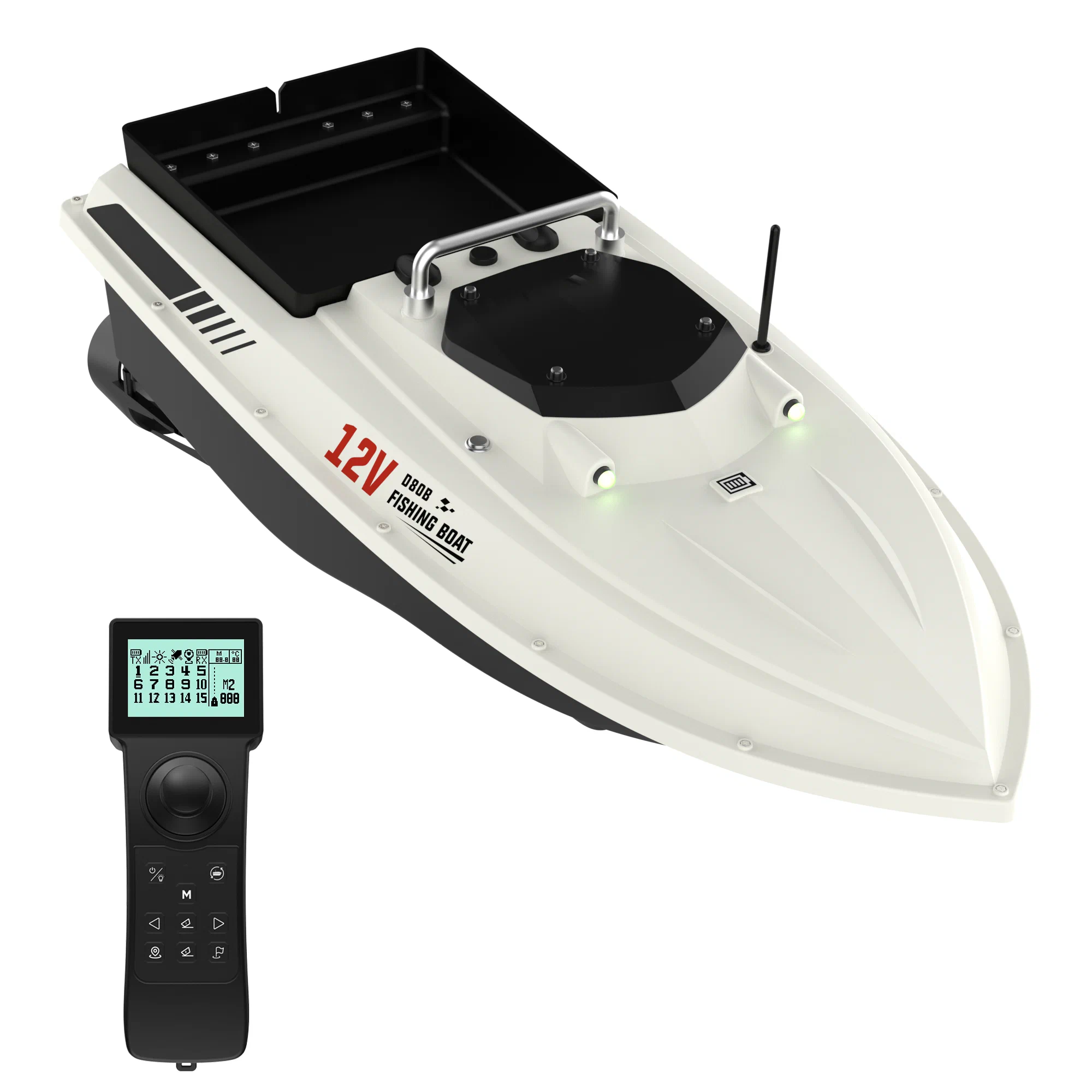 GPS 99 points 12V High speed bait boat with